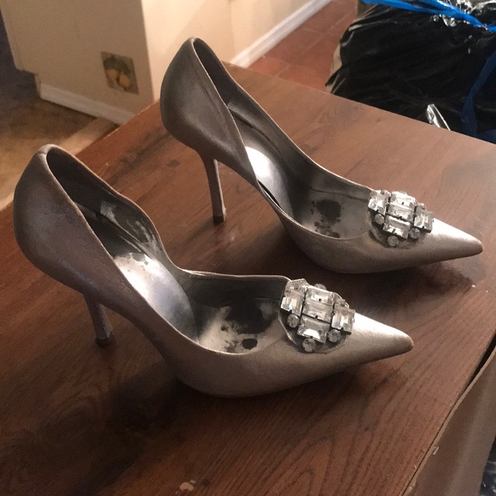 Guess Silver Heels
